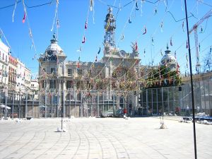 Mascletá plaza del ayuntamiento valencia